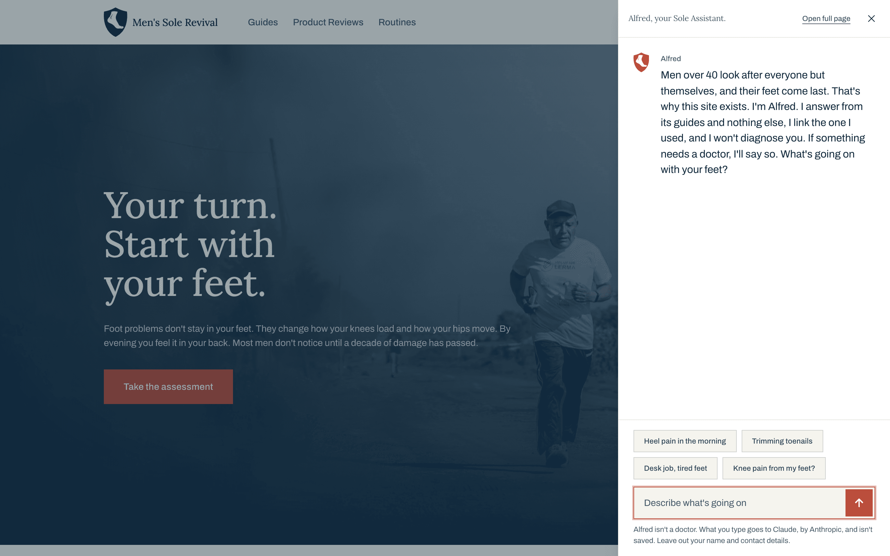 Alfred: MSR foot-health assistant preview